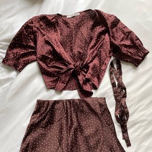 Abercrombie Top & Skirt Set